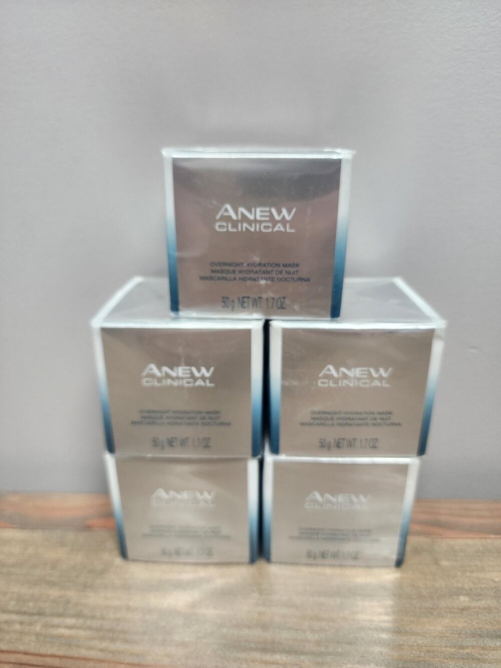 Avon Anew Clinical Overnight Hydration Mask 1.7oz Lot Of 5